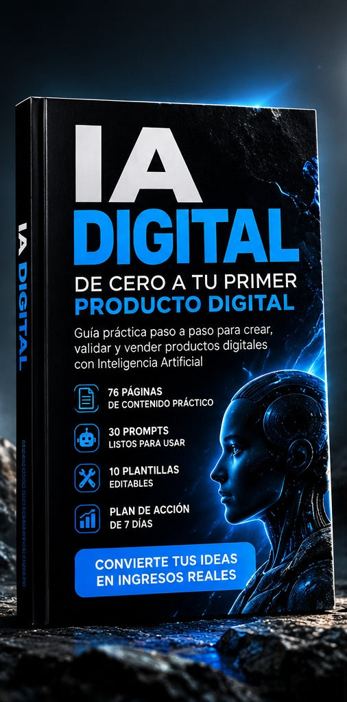 IA DIGITAL: De cero a tu primer producto digital