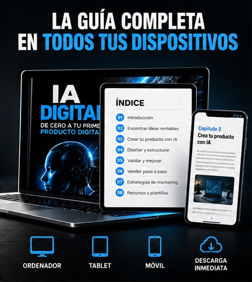 IA DIGITAL: De cero a tu primer producto digital